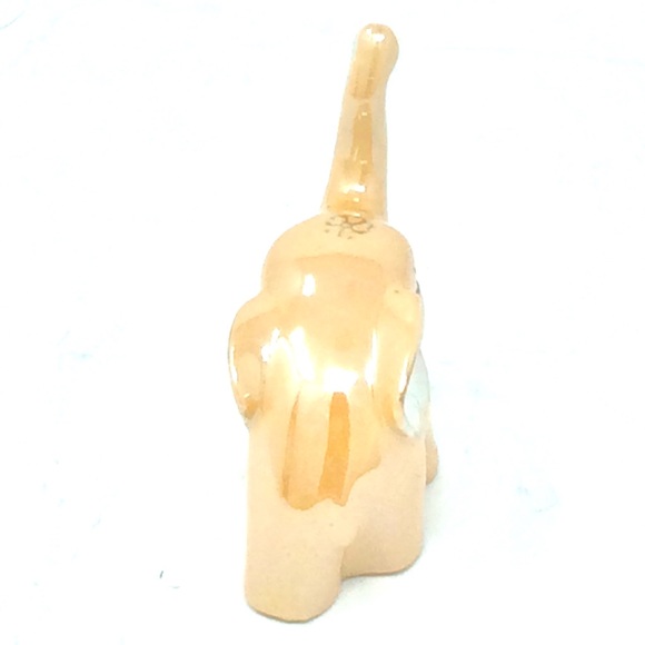 Vintage lusterware peach elephant - Picture 3 of 10